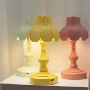 Portable Table Lamp Bedside Bedroom Led Night Light Desktop Decoration Table Light