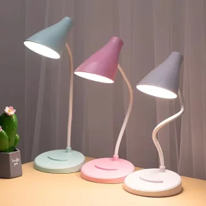 Portable USB Rechargeable LED Folding Desk Lamp Eye Protection Touch Dimming Working Book Reading Office Table Light