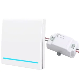 Portable Wireless Wifi RF433 Mhz Scene Switch 1 2 3gang 2way Wall Panel Push Button Battery Remote Controller Light Switch Set