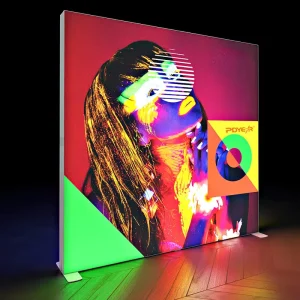 PortableFabric Modern Exhibition Light Box Custom Trade Show Booth Display Fabric Light Box Exhibition Booth for Exhibition
