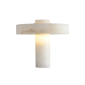 Post Modern Simple Fashion Desk Lamp, Creative Resin Body Night Light, Marble Table, AC Power