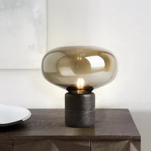 Post-modern Simple Marble Desk Lamp Nordic Designer Bedside Lamp Bedroom Living Room Creative Study Small Desk Lamp