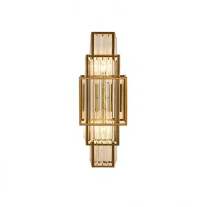 Postmodern Crystal LED Wall Lamp Luxury Wall Mounted Fixture for Living Room TV Backdrop Bedroom Hotel Staircase
