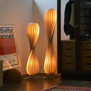 Postmodern Designer Fashion Art Staircase Decoration Chandelier Living Room LED Floor Lamp