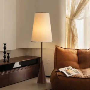 Postmodern LED E27 Floor Lamp with Metal Construction Dimmable 3000K Warm Light