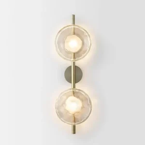 Postmodern Living Room Glass Wall Lamp Designer Model Room Corridor Bedroom Hotel Entrance Bedside Glass Wall Lamp