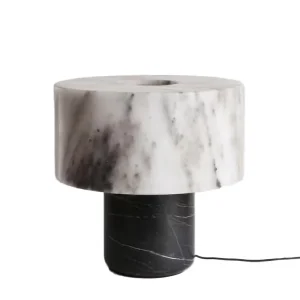 Postmodern Marble Decor Table Lamp Designer Simple Desk Lamp New Chinese Style Ornament Light for Showroom Living Room Study