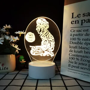Practical Dormitory Atmosphere Bedside Creative Table Lamp Cute Cartoon Christmas Birthday Gift for Girls and Boys