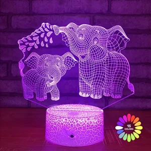 Product 3D Night LED Lamp Base ABS Acrylic Pikachu Light Sleeping Relaxation Sleep Aid for Baby