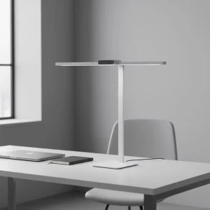 Professional 60W LED Desk Lamp CRI 95 Aluminum Table Lamp with Pomodoro Timer and Slide Dimming Modern Study Light