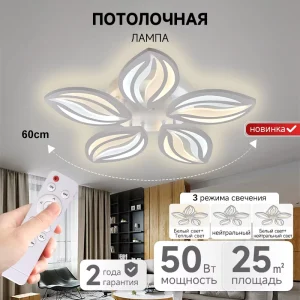 Professional Factory Modern Energy Saving Lamp Applicable to Living Room Dining Room Kitchen Smart Home Led Ceiling Light