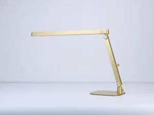 Professional Gold Color Nails Manicure Table Light L Shape Lash Brow Tattoo Salon Lighting Beauty Desk Nail Art Work Lamp