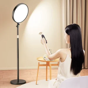 Professional Grade Ra95+ Floor LED Fill Light with 8 Color Temperatures 10 Brightness Levels for Studio Video Photo Shooting