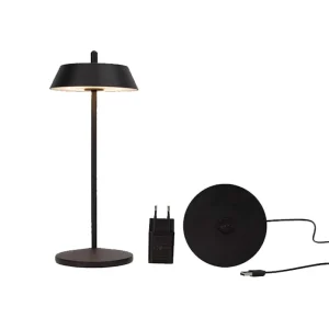 Professional Modern Factory Cleaning Coffee Shop Atmosphere Lighting Pleated High Foot LED Rechargeable Desk Lamp Dimmable Touch