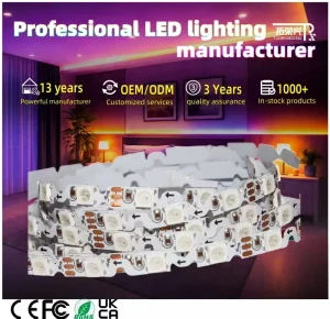 Programmable SK6812 RGB LED Strip 5V 60 LEDs S Shape Flexible Pixel Neon Strip for Signage Logo Advertising Lighting