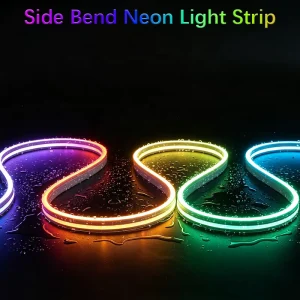 Pure Silicone Neon LED Strip Mini Size 4*8mm Side Bendable Cuttable Freely DC5V RGBIC Color Changing Flexible LED Light