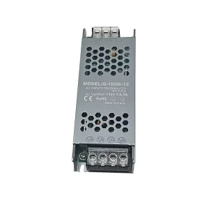 Q Series 110V 220V Single Output Waterproof Street Light Aluminum Case 12V 24V 36V 48V 50W 60W LED AC DC Transformer