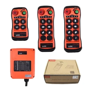 Q600 Wireless Industrial Radio Push-Button Remote Control with Transmitter and Receiver