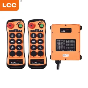 Q606 6 Button 2TX 1RX Wireless Remote Control Switch, 12V 24V 48V 110V 220V 380V