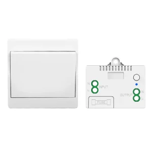QX-301 1 Gang Self-Powered Wireless Wall Light Switch No Battery Required AC 10A 110V-230V