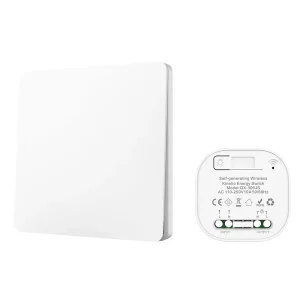 QX-305 Self-Powered Generator Module 433MHz Wireless Remote Control 10A WiFi Light Switch with Temperature Control