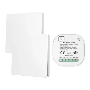 QX-305 Self-Powered Remote Wireless Light Switch, Dual Control, WiFi