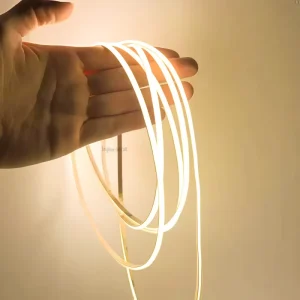 Quality Assure Flexible COB LED Strip 4mm 3000K 4000K 6500K 12V 24V Commercial Retail Residential High Brightness LED Tape