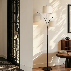 Quality Manufacturer Modern LED Luxury Floor Lamps Remote Control Aluminum Construction Dimmable High Brightness 2400 Lumens