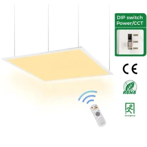 Quality New Rgb Led Panel Light 2×2 2×4 Ceiling Recessed Office Light 0 10V DALI Dimmable 24W 40W Led Light Panel