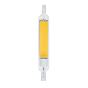 R7S LED Bulb 8W 118mm 220-240V Glass Ceramic COB 1000LM 2700K/3000K/6000K 360-Degree No-Flicker Floodlight Bulb