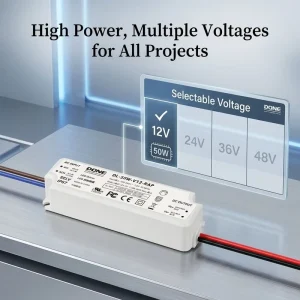 RAP Series 50W IP67 Waterproof Class II LED Driver with 4KV Surge Protection