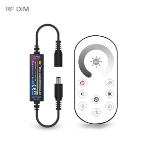 RF Mini Touch Dimmer DC5-24V Constant-Voltage LED Strip Controller for CCT RGB RGBW RGBCW