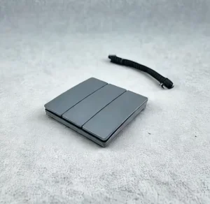 RF433 Self Powered Kinetic Wall Switch 110 240V 3 Gang No Battery Wireless LED Smart Home Lighting on Off