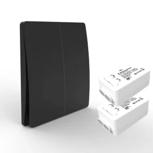 RF433 Smart Home Kinetic Wall Switch Self Powered No Battery Wireless AC Receiver Patented DIY Lighting Control