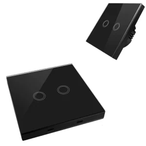 RF433 Smart Switches for Stairs Remote Control Crystal Glass Panel Lamp Sensor Touch Switch on Off EU Standard Smart Home 220V
