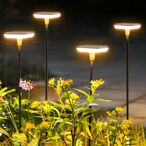 RGB ABS IP65 Solar Spotlight Waterproof Outdoor Garden Light Solar Powered LED Landscape Lawn Spike Light