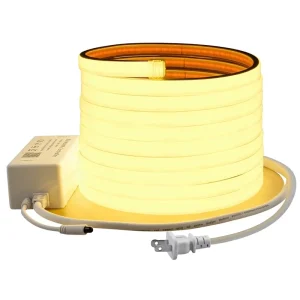 RGB COB LED Strip Light Remote and App Controlled Dimmable AC 110V-220V IP65 Ra80 Residential Lighting