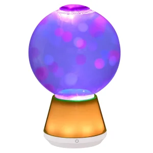RGB Color-Changing Jellyfish Night Light with Globe Shade
