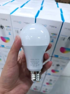 RGB Colors Changing LED Bulb E27 Base Dimmable 100 265Vac Wifi Smart Bulb