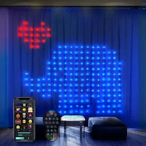 RGB DIY Music Rhythm Fairy Curtain Light with Dream Color LED Strip Lights