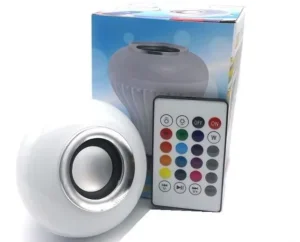RGB E27 LED Music Smart Bulb 7W Dimmable with Remote Control AC Powered