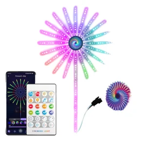 RGB Firework LED Strip Lights Music Sound Sync App-Controlled Indoor/Outdoor Lighting