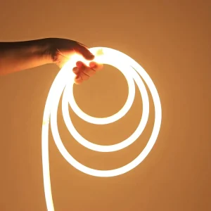 RGB Flexible LED Neon Light Strip 360-Degree Bendable IP65 Waterproof