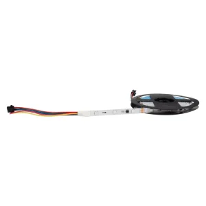 RGB Flexible LED Strip Light DC12V IP67 Waterproof Cuttable Every 3 LEDs Multi-Color Remote Control for Interior and Exterior