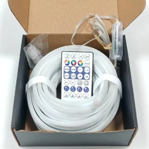 RGB IC LED Flexible Neon Strip Light 5V 5m with Controller