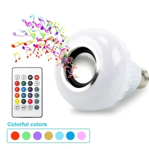 RGB LED Bulb Speaker Smart App Music Light Bulb