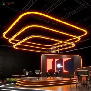 RGB LED Chandelier Pendant Light 24V DMX Control for Stage Performance