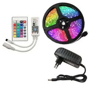 RGB LED Strip Light SMD 2835 5050 5M RGB Tape DC12V Ribbon Diode Led Strips Light Flexible Led Strip