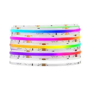RGB/RGB CCT COB LED Strip Light, 12V, Flexible, Multicolor, for Decoration Lighting