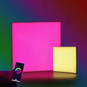 RGB RGBW LED Panel Light 300*300 600*600 Aluminum Round Electric Lamp